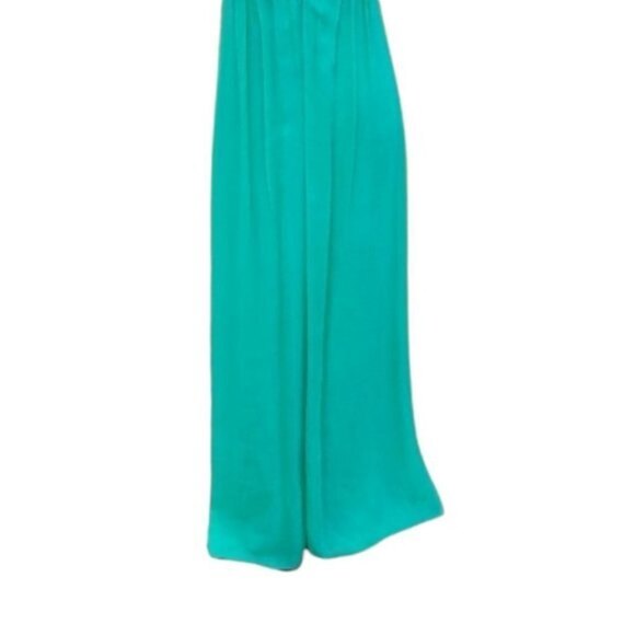 BCBGMaxAzria Emerald One Shoulder Formal Dress 0 - Picture 5 of 7
